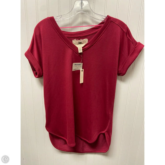 Top Short Sleeve Basic By Cupio In Purple, Size: Sp