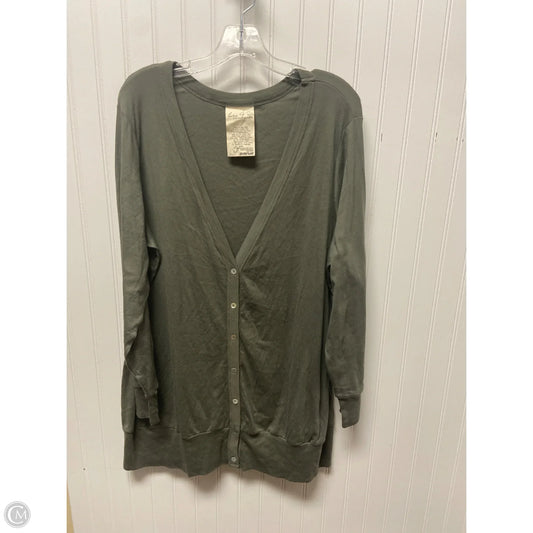 Top Long Sleeve By Avenue In Green, Size: 3x