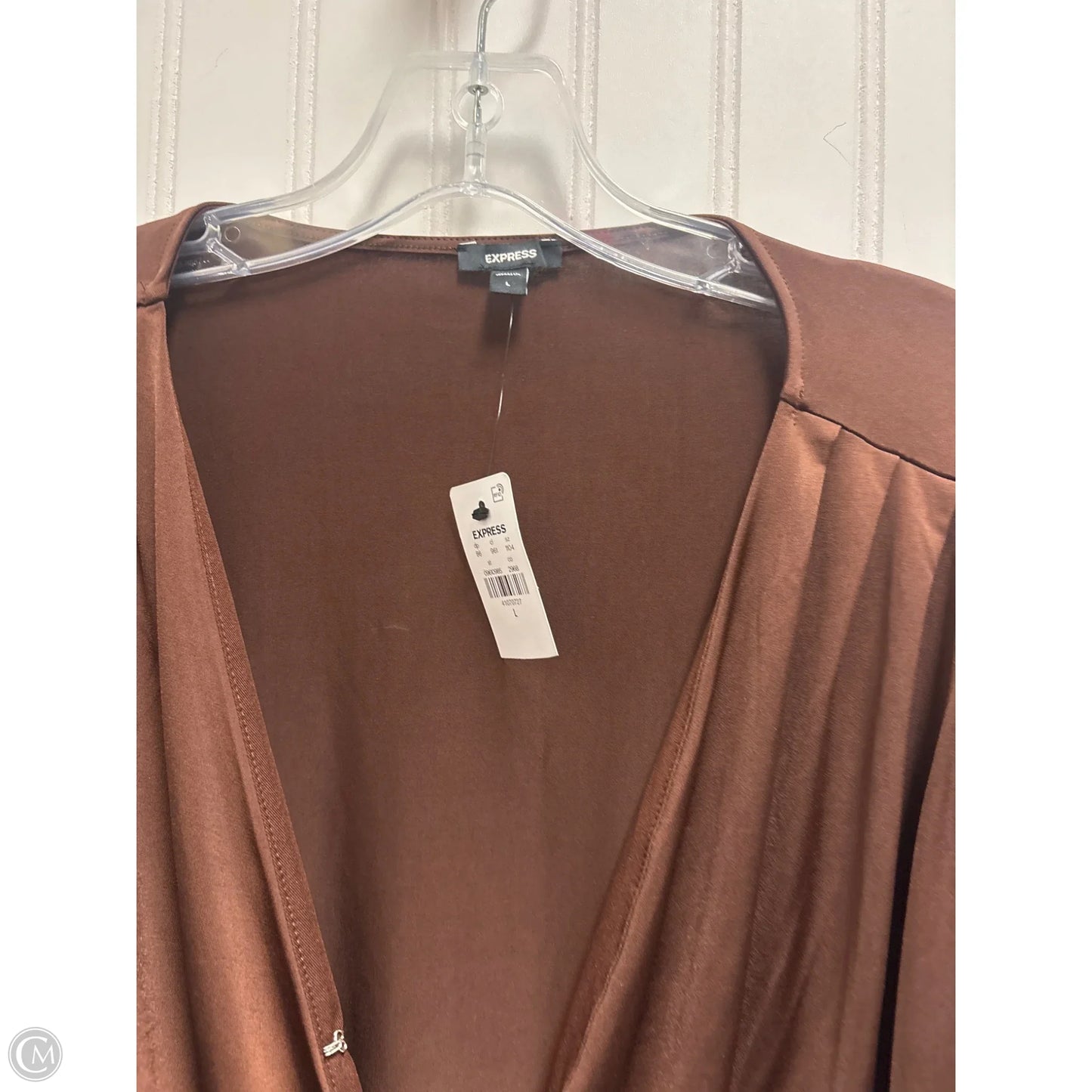 Bodysuit By Express In Brown, Size: L