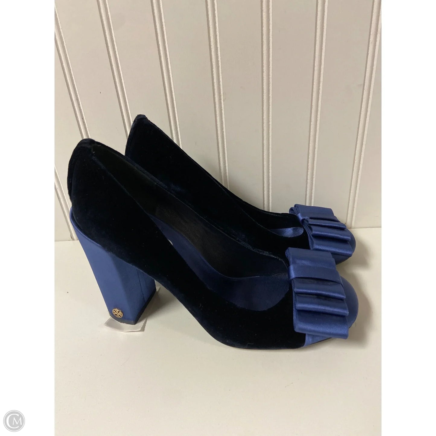 Shoes Designer By Tory Burch In Blue, Size: 9