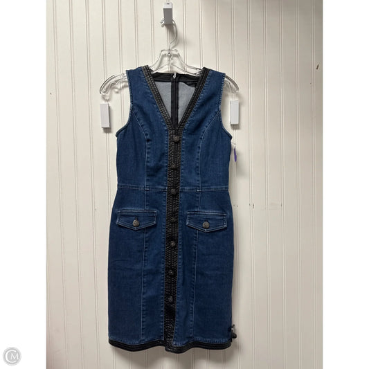 Dress Casual Short By White House Black Market In Blue Denim, Size: Xsp