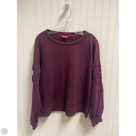 Sweater Designer By Lilly Pulitzer In Purple, Size: L