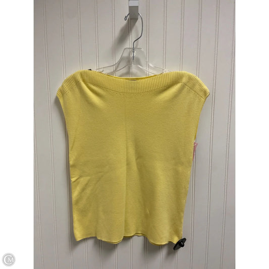 Top Sleeveless Basic By Talbots In Yellow, Size: S