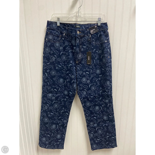 Jeans Straight By Express In Blue Denim, Size: 14p
