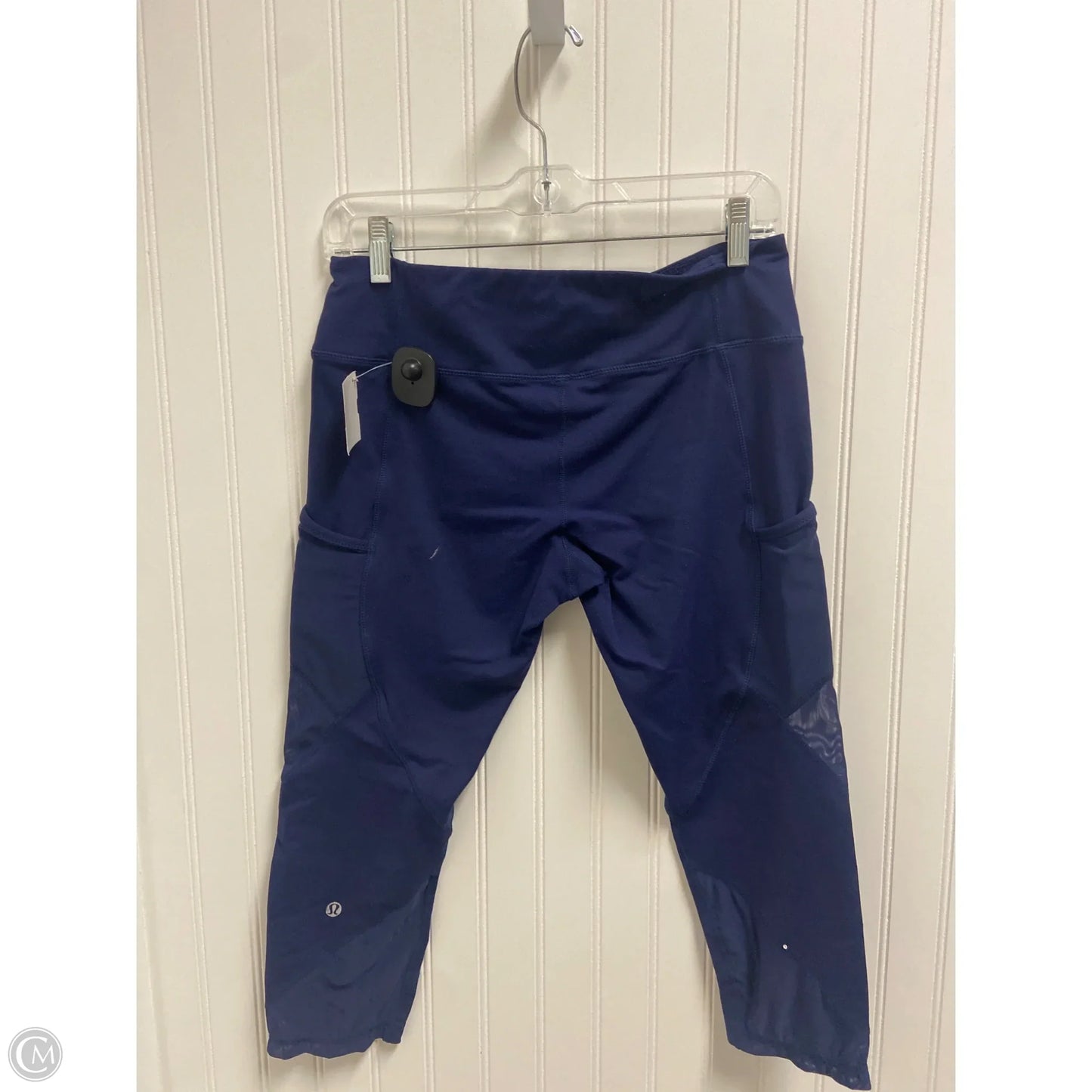 Athletic Leggings Capris By Lululemon In Blue, Size: M