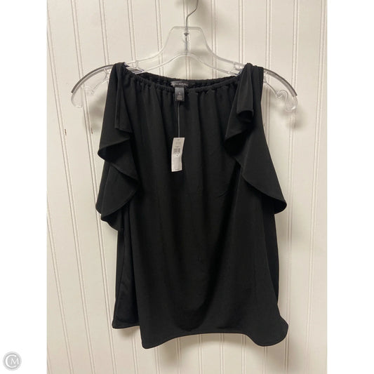 Top Short Sleeve By Banana Republic In Black, Size: S