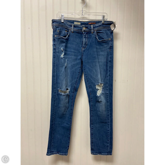 Jeans Straight By Pilcro In Blue Denim, Size: 8