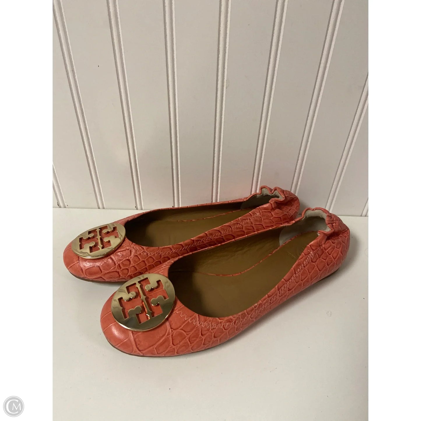 Shoes Designer By Tory Burch In Coral, Size: 9.5