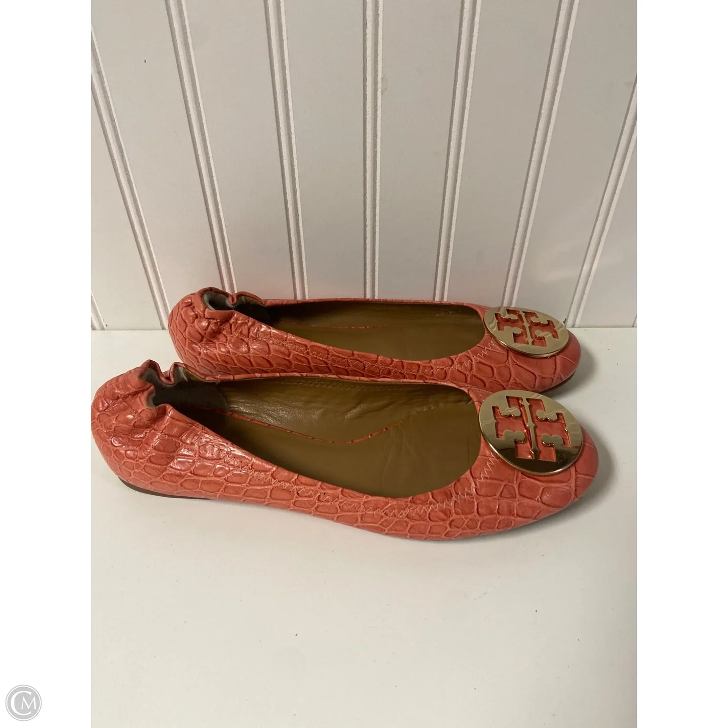 Shoes Designer By Tory Burch In Coral, Size: 9.5