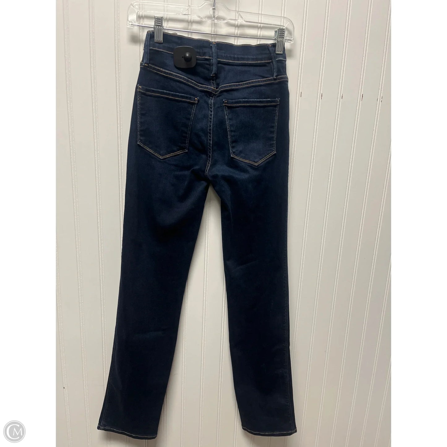 Jeans Straight By Frame In Blue Denim, Size: 2