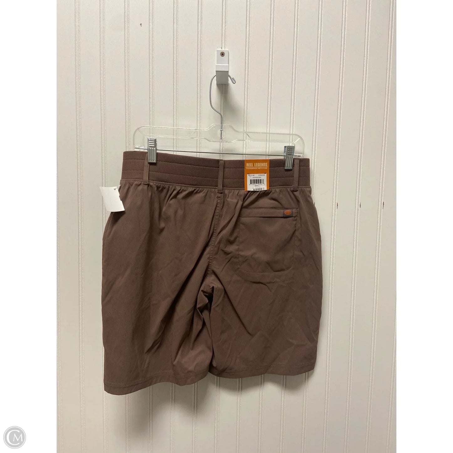Athletic Shorts By Reel Legends In Brown, Size: S