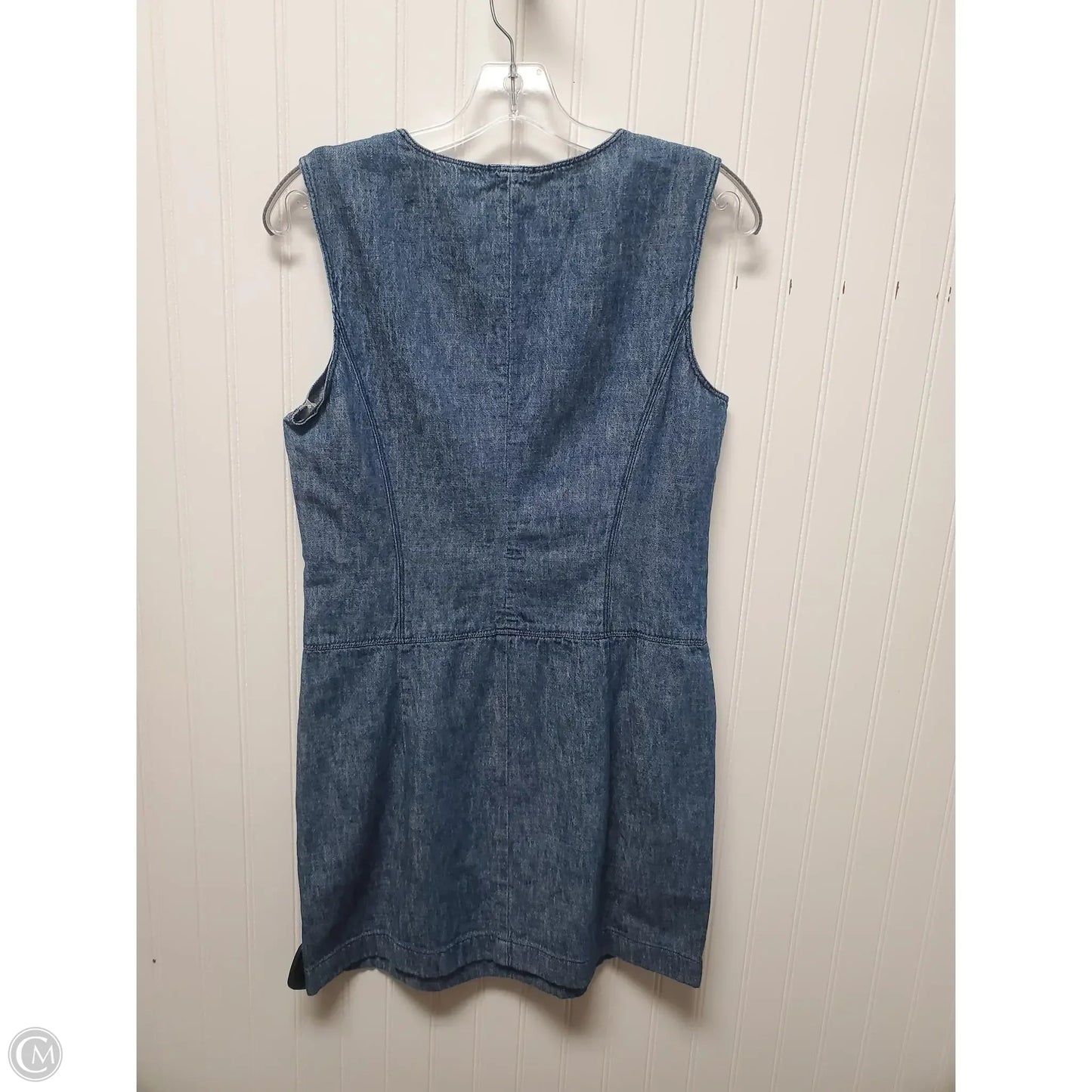 Dress Casual Short By Theory In Blue Denim, Size: M