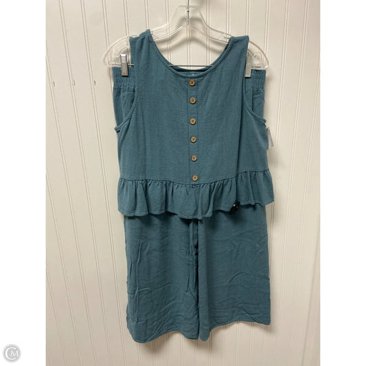 Pants Set 2pc By Clothes Mentor In Blue, Size: L