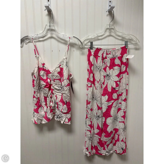 Pants Set 2pc By Scoop In Pink, Size: Xs