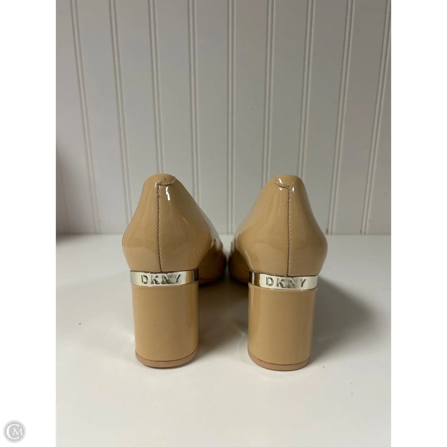 Shoes Heels Block By Dkny In Beige, Size: 7.5