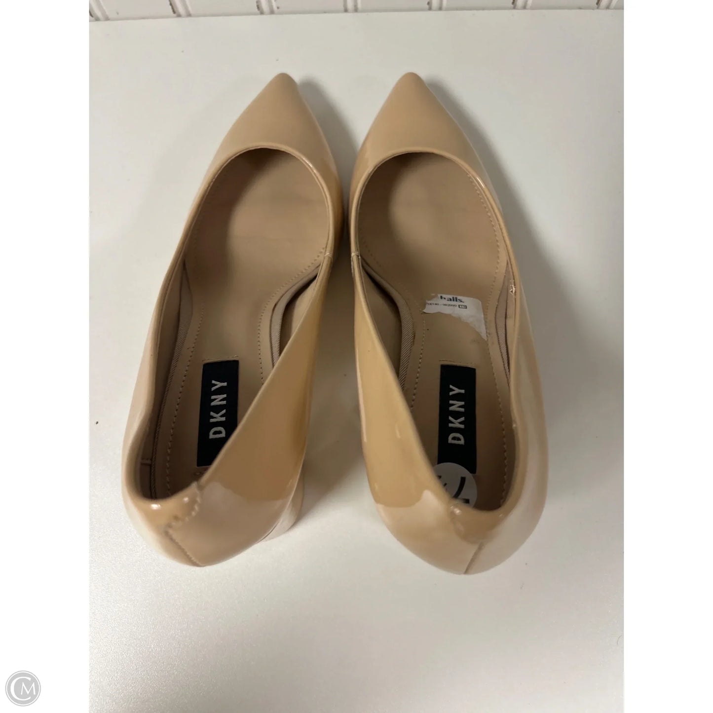 Shoes Heels Block By Dkny In Beige, Size: 7.5
