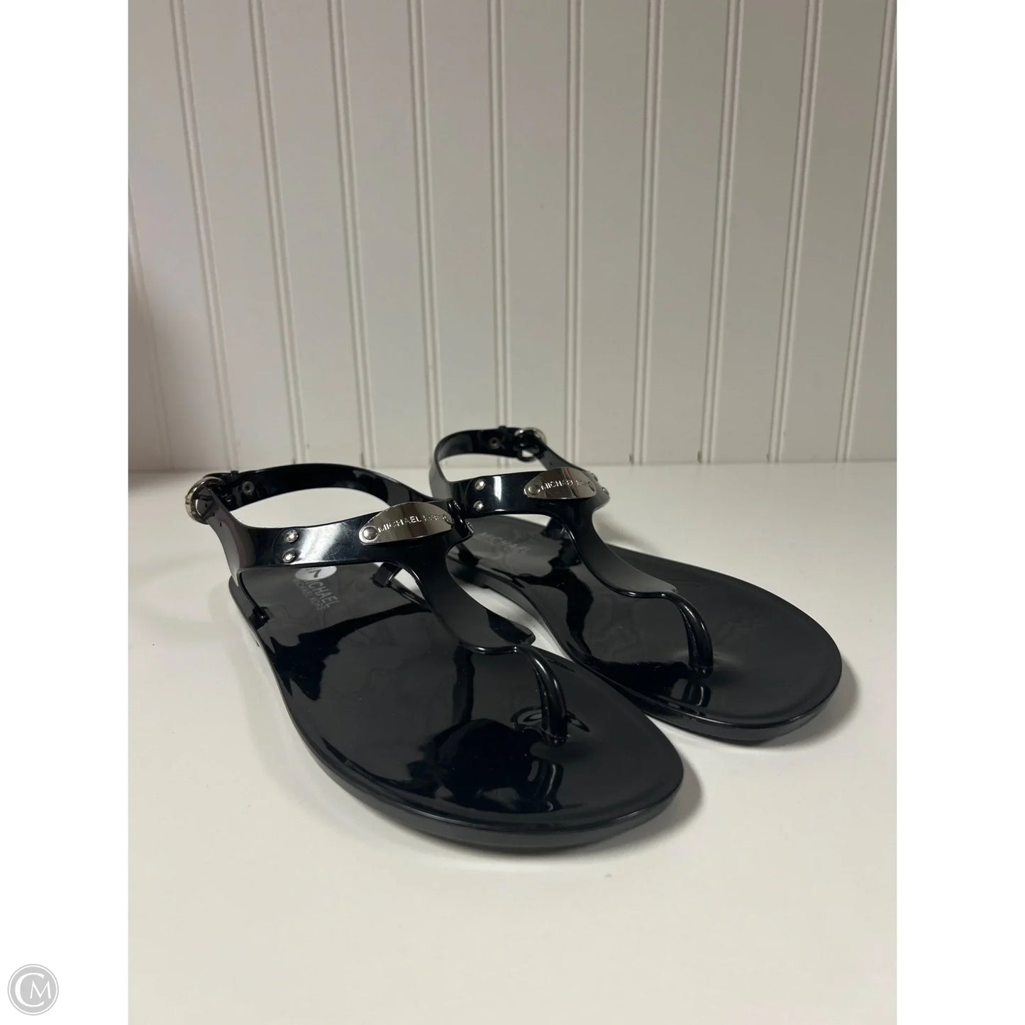 Sandals Designer By Michael Kors In Black, Size: 7