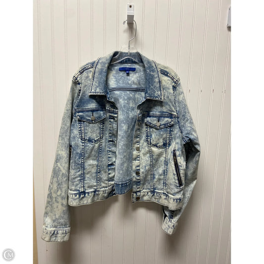 Jacket Denim By Apt 9 In Blue Denim, Size: 1x