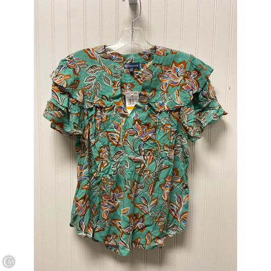 Top Short Sleeve By Democracy In Green, Size: S