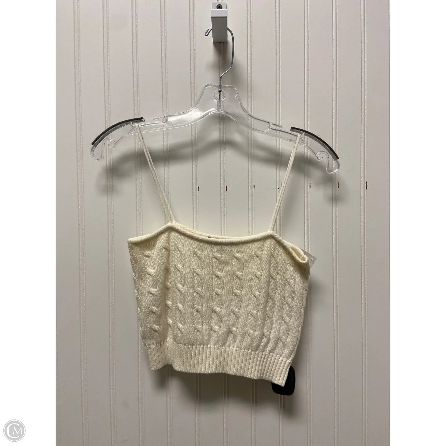 Top Sleeveless By Brandy Melville In Cream, Size: Sp