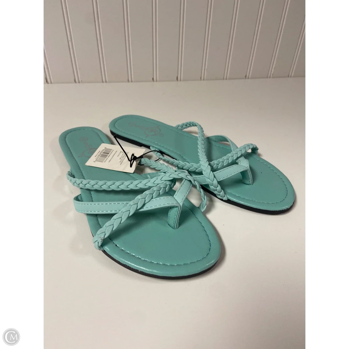 Sandals Flip Flops By Clothes Mentor In Blue, Size: 7