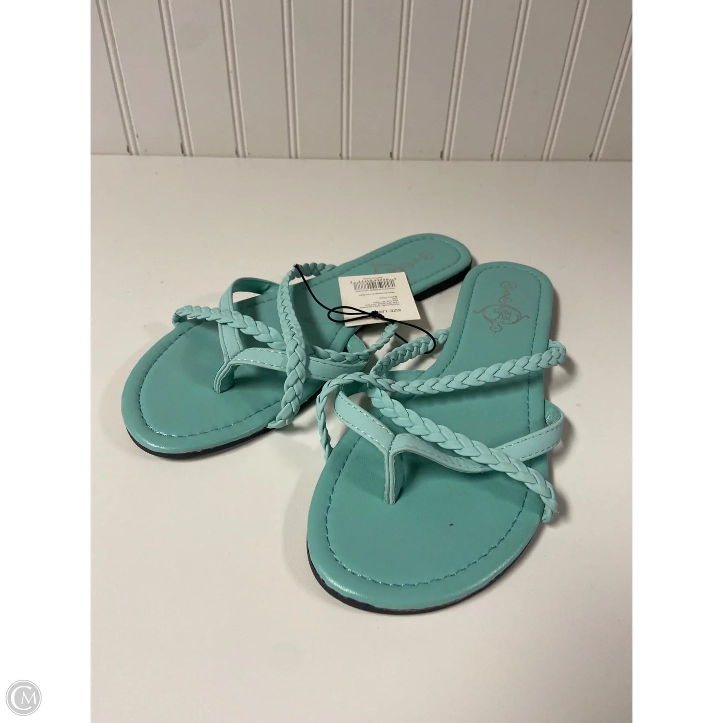 Sandals Flip Flops By Clothes Mentor In Blue, Size: 7