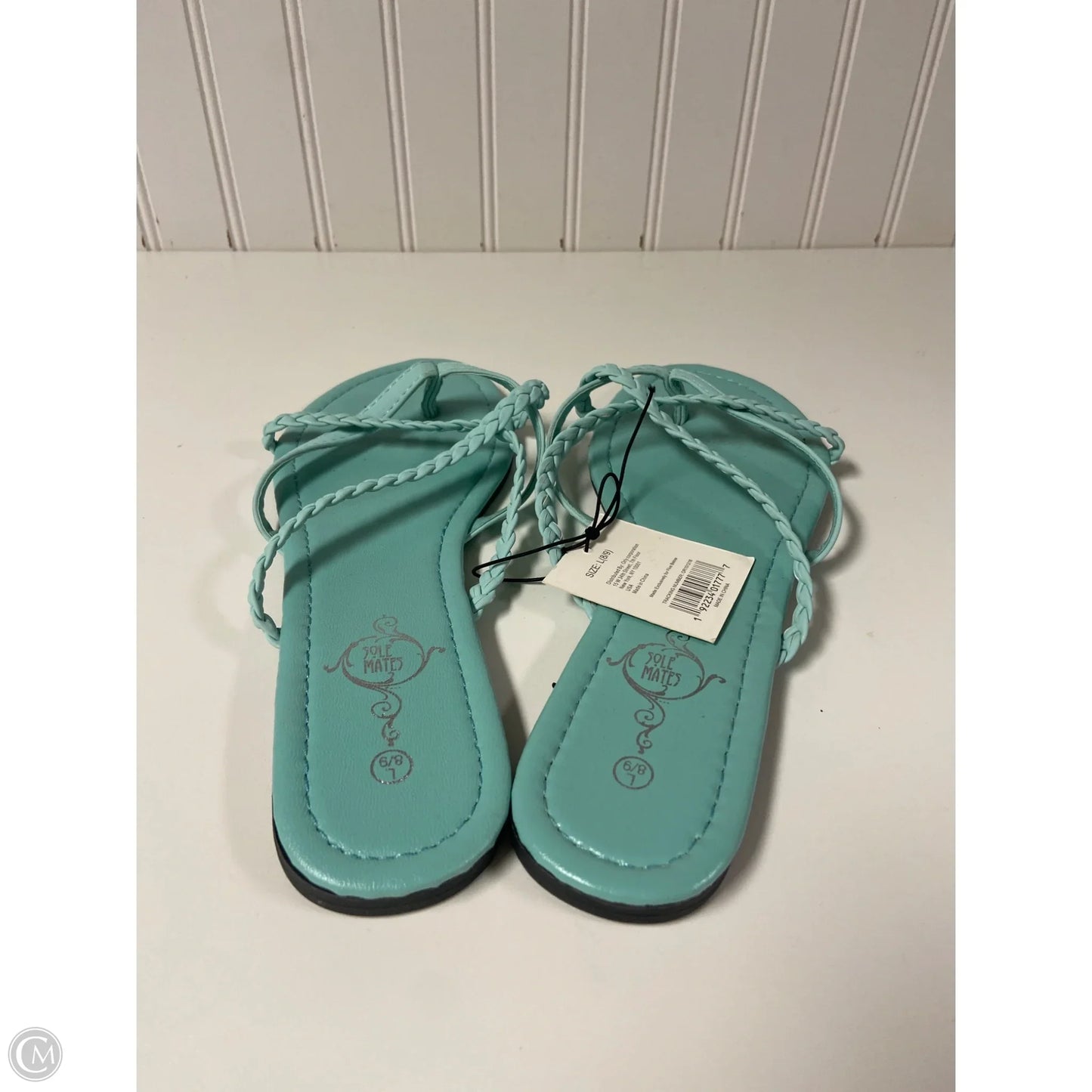 Sandals Flip Flops By Clothes Mentor In Blue, Size: 7