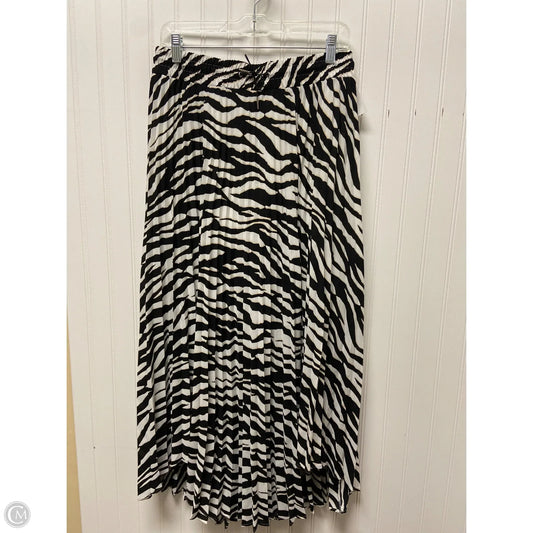 Skirt Midi By Express In Black & White, Size: 12