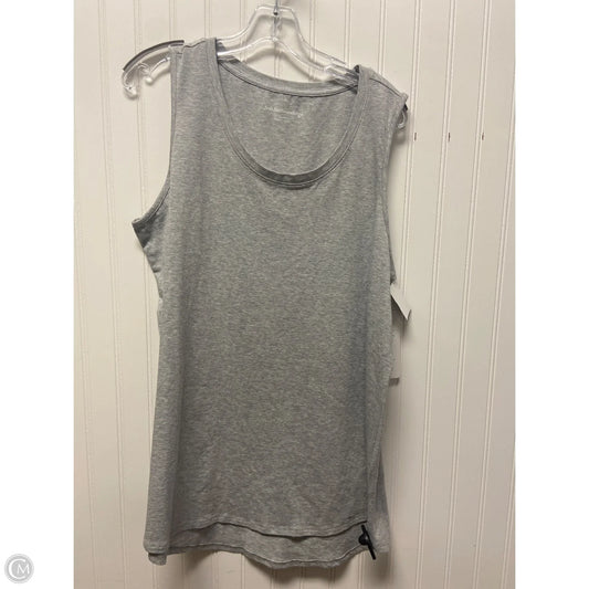 Top Sleeveless Basic By Soft Surroundings In Grey, Size: Xl