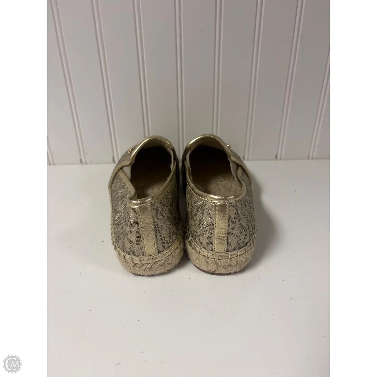 Shoes Designer By Michael Kors In Gold, Size: 6