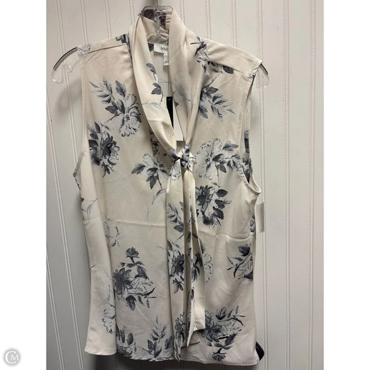 Top Sleeveless By Nine West In White, Size: L