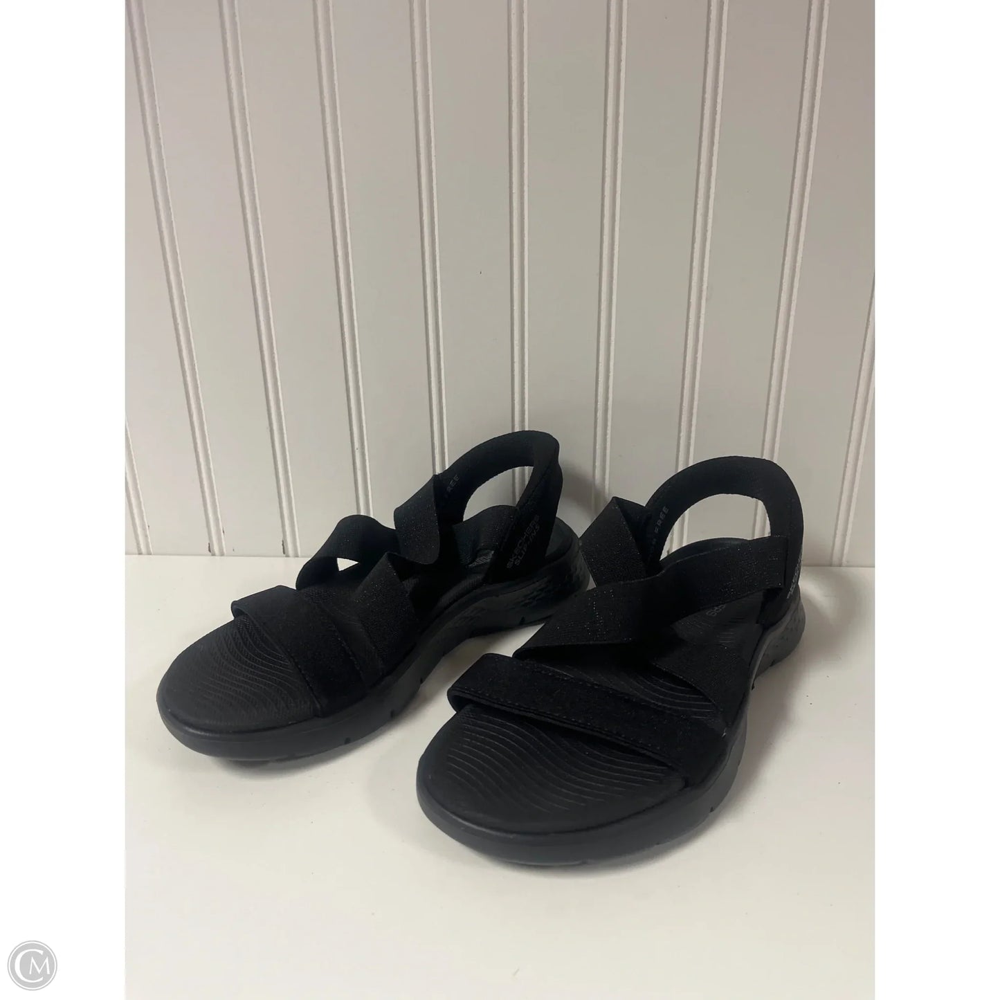Sandals Flats By Skechers In Black, Size: 6