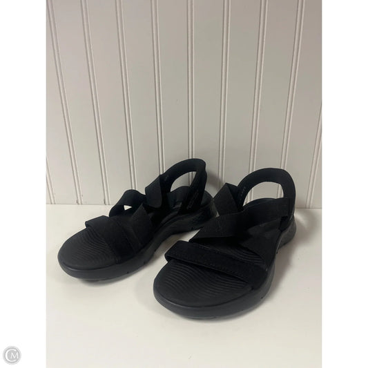Sandals Flats By Skechers In Black, Size: 6