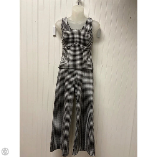 Pants Set 2pc By Cabi In Black & White, Size: 2