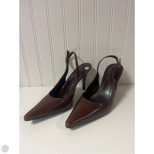 Shoes Heels Stiletto By Gianni Bini In Brown, Size: 8