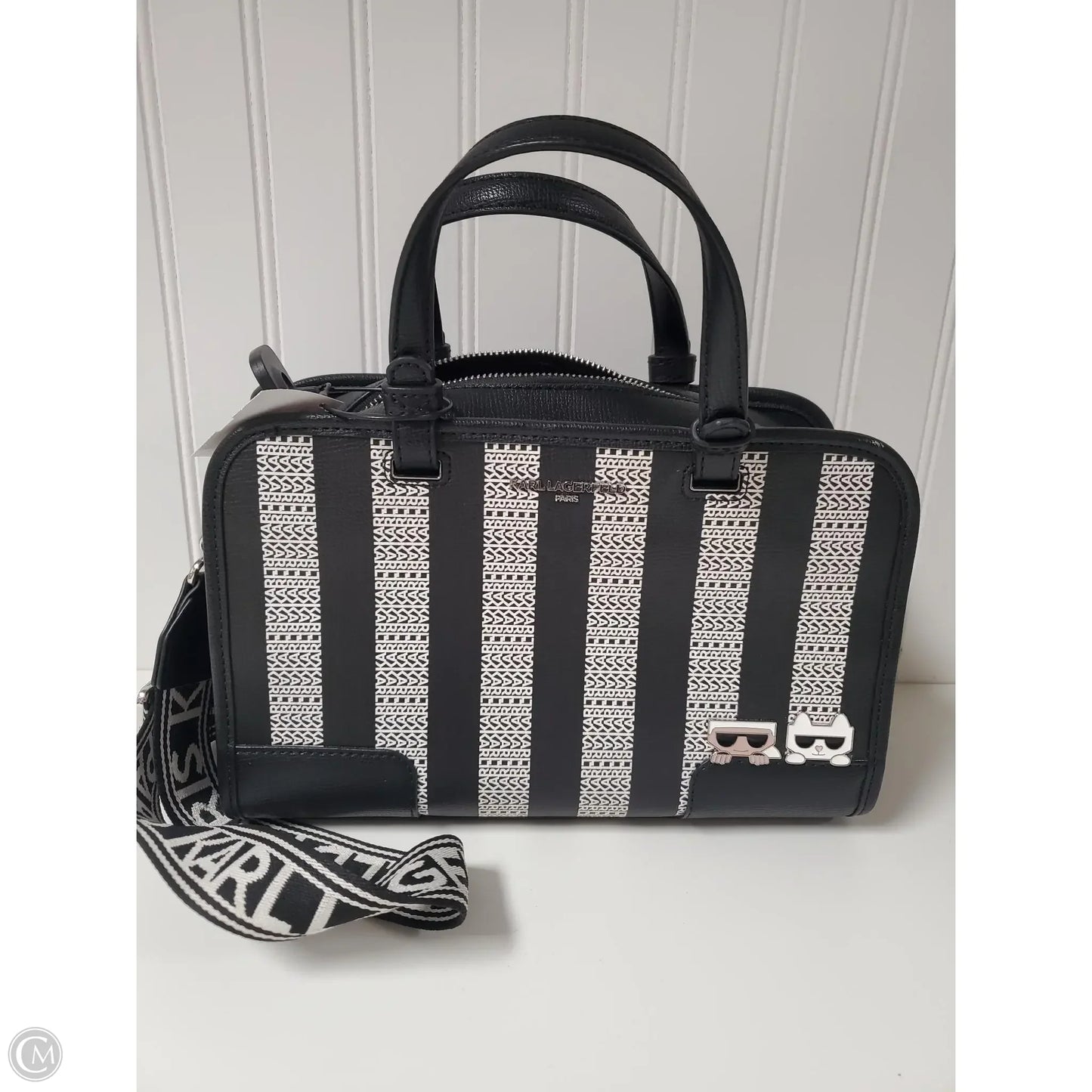 Crossbody Designer By Karl Lagerfeld, Size: Medium