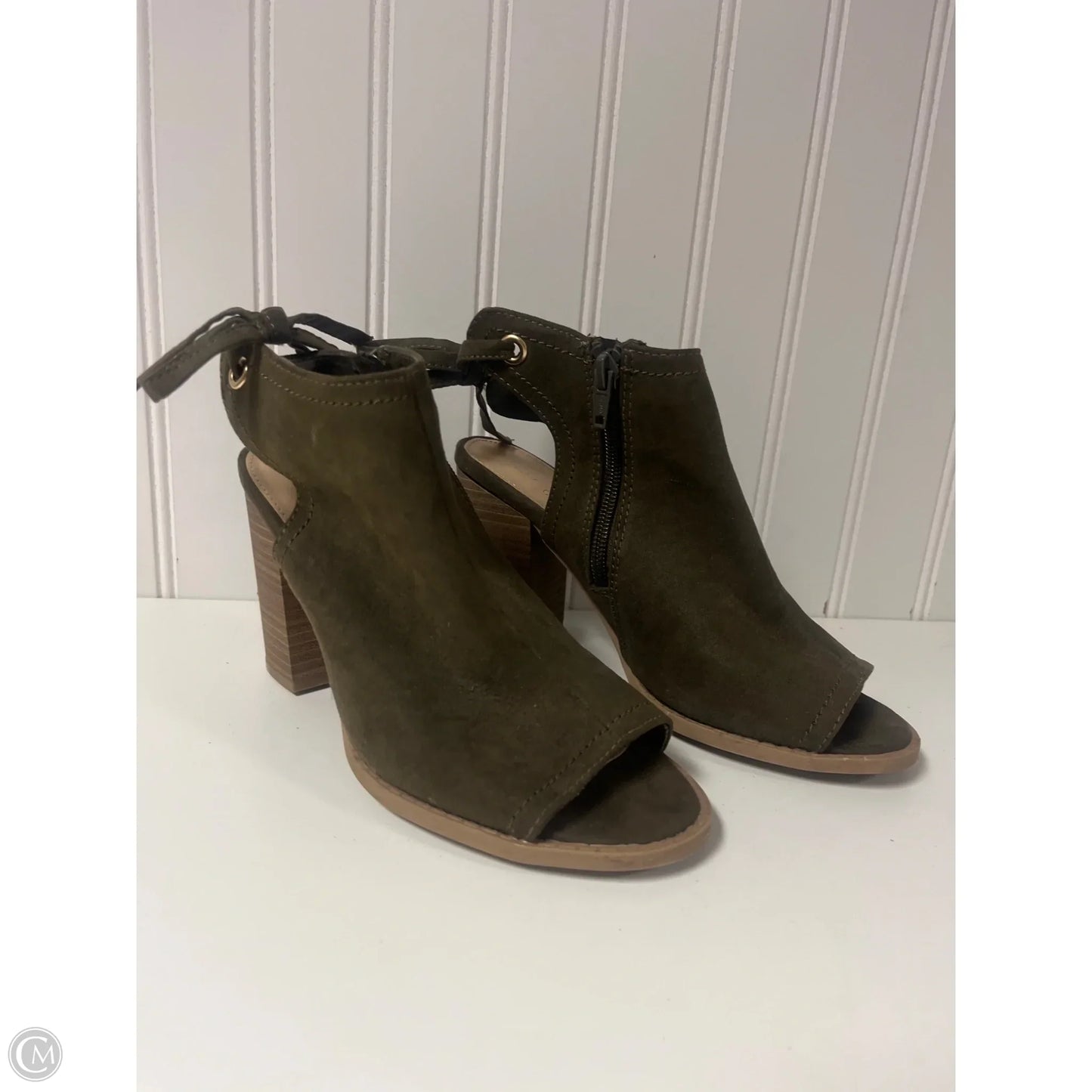 Shoes Heels Block By Lc Lauren Conrad In Green, Size: 6