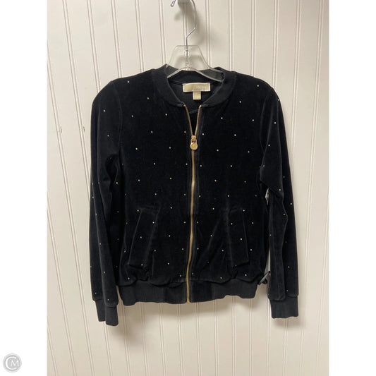 Athletic Jacket By Michael By Michael Kors In Black, Size: S