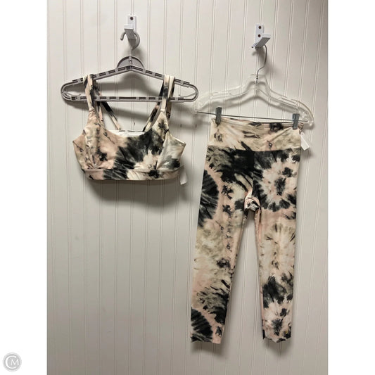 Athletic Pants 2pc By Clothes Mentor In Green & Pink, Size: M