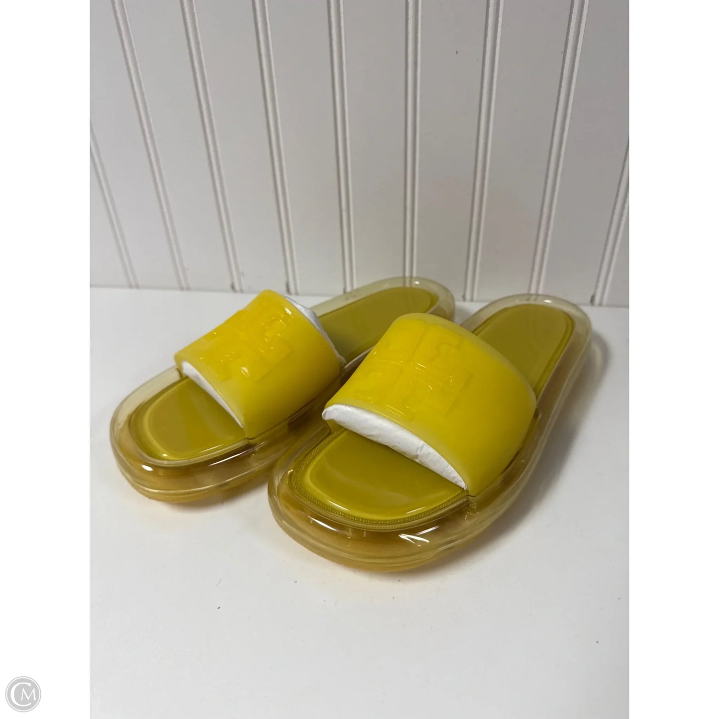 Sandals Designer By Tory Burch In Yellow, Size: 6