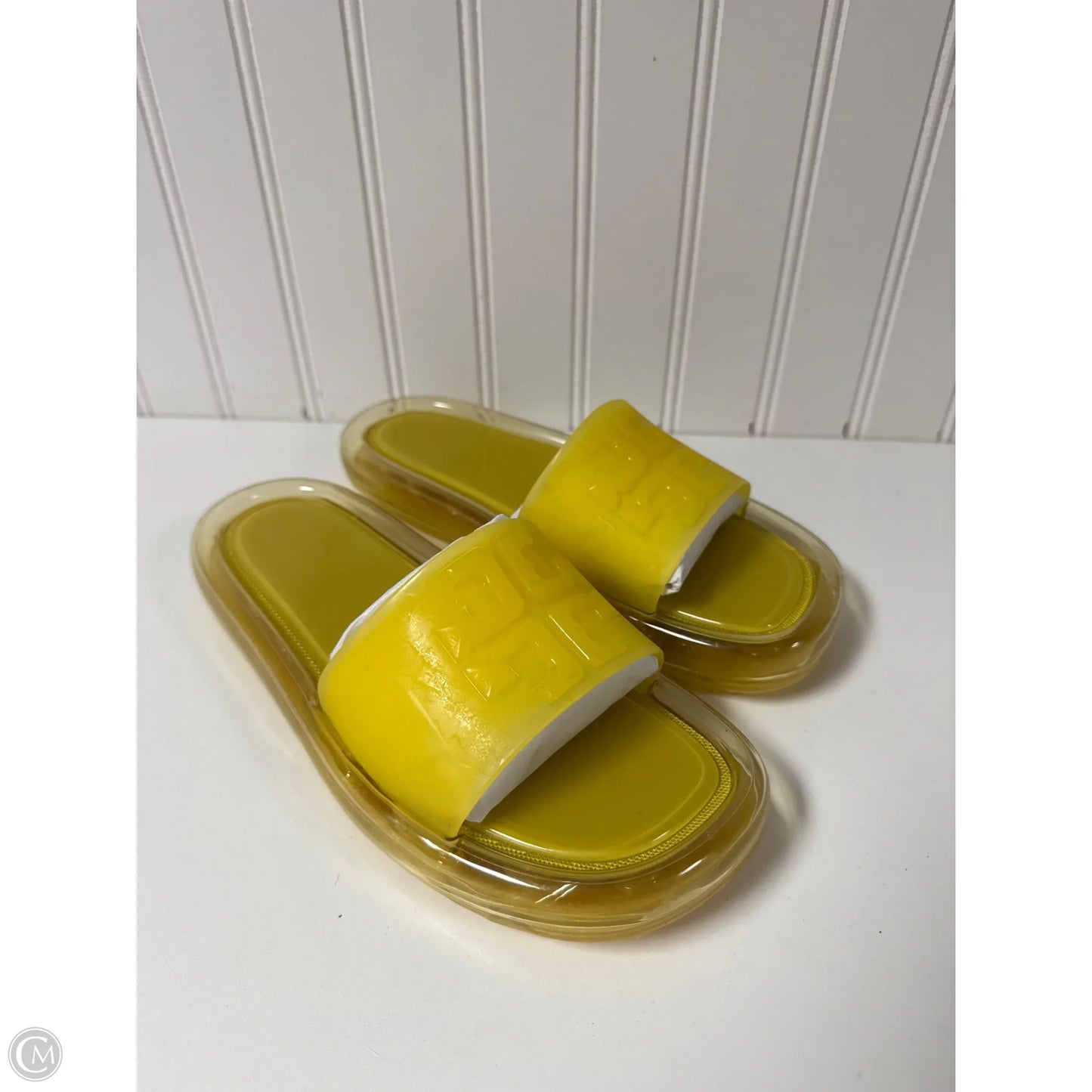 Sandals Designer By Tory Burch In Yellow, Size: 6