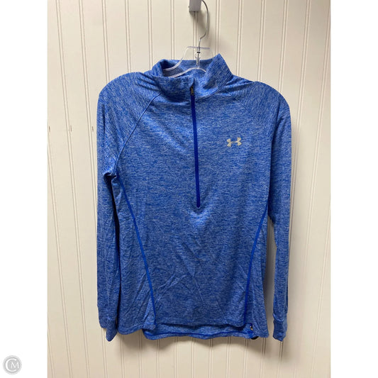 Athletic Sweatshirt Collar By Under Armour In Blue, Size: M