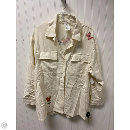 Top Long Sleeve By Disney Store In Cream, Size: M