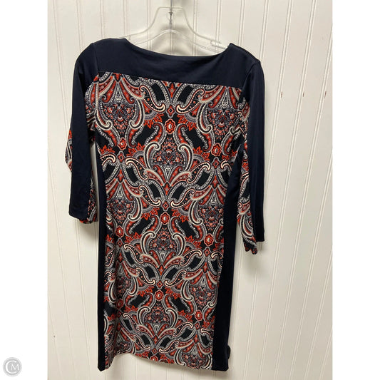 Dress Work By Ann Taylor In Blue & Orange, Size: Xsp