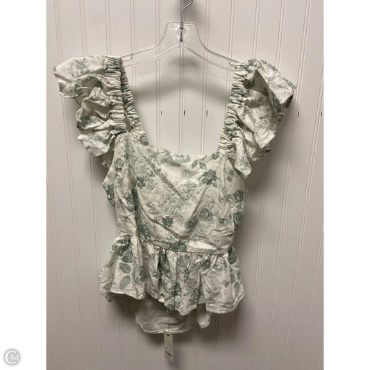 Top Sleeveless By Francesca's In White, Size: L