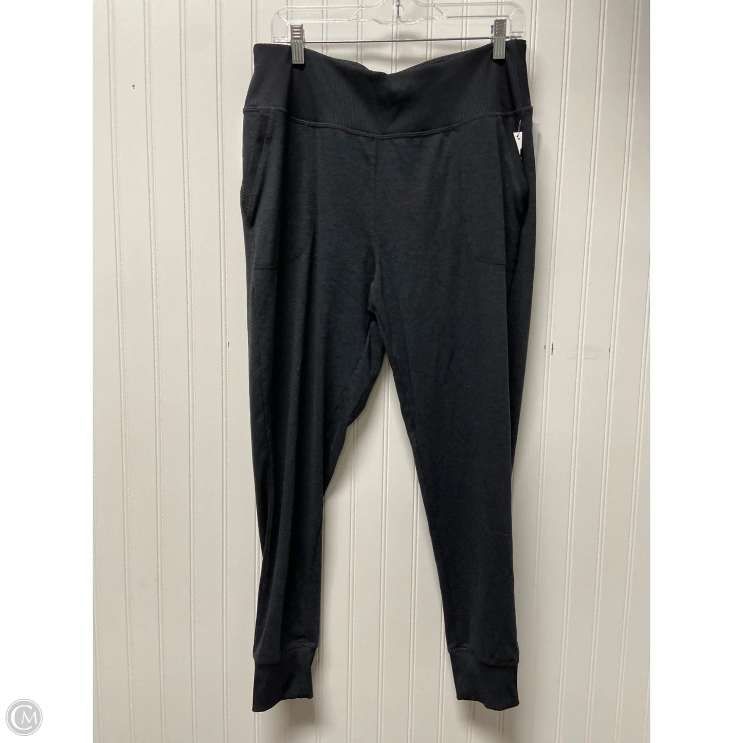 Athletic Leggings By Gaiam In Grey, Size: L