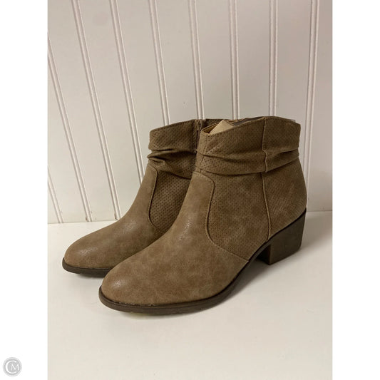 Boots Ankle Heels By White Mountain In Taupe, Size: 8