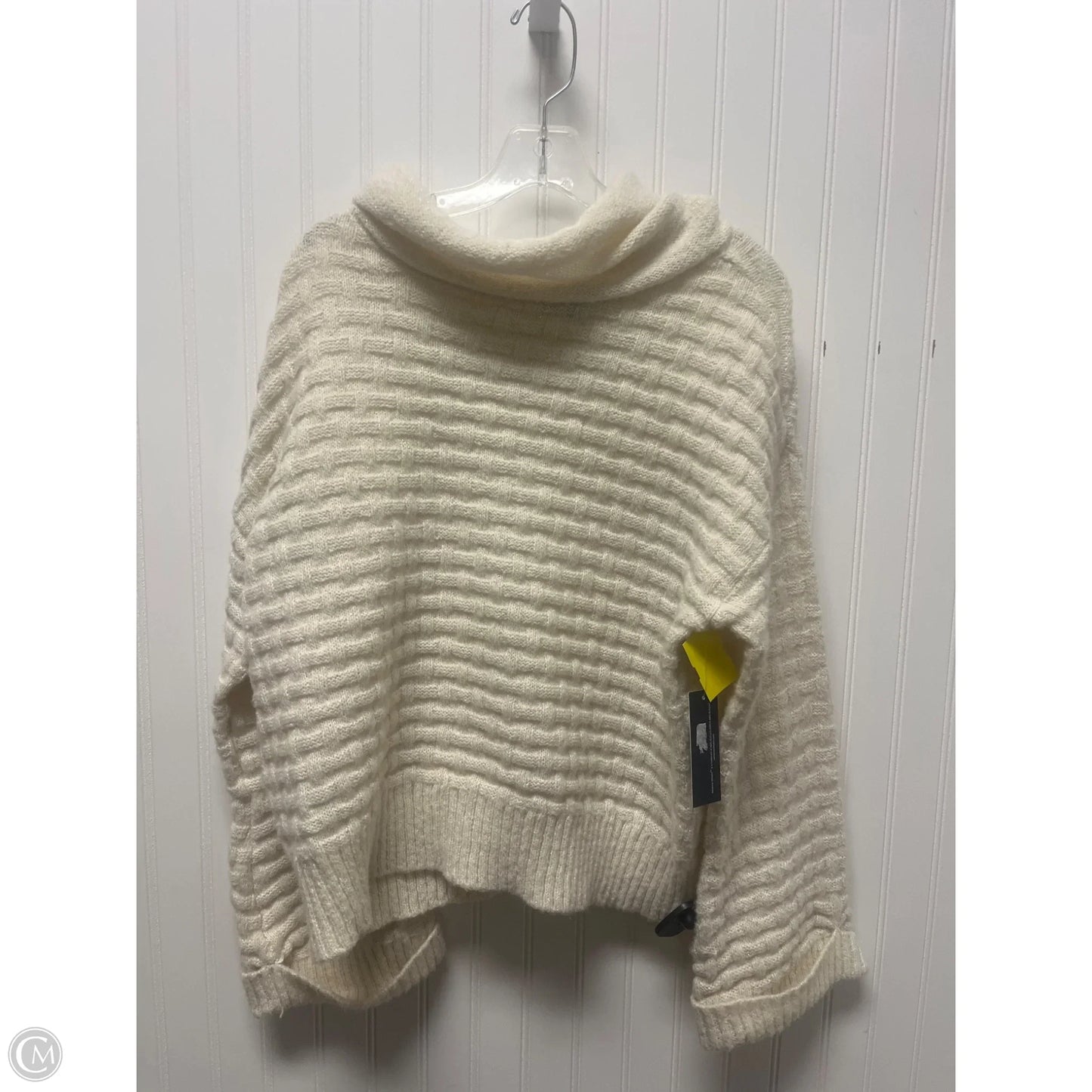 Sweater By Adrienne Vittadini In Beige, Size: Xlp
