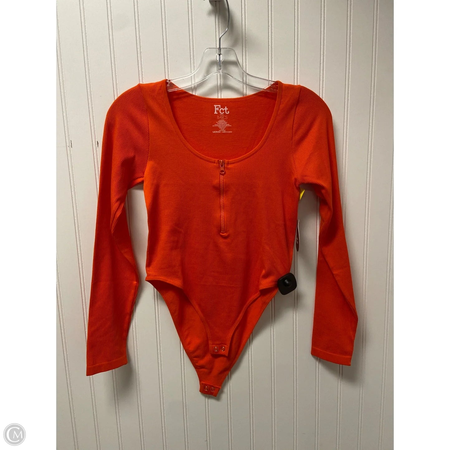 Bodysuit By Clothes Mentor In Orange, Size: M