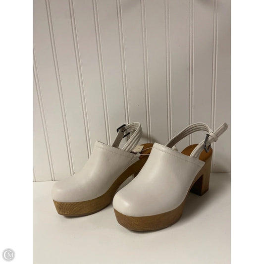 Shoes Heels Block By Universal Thread In White, Size: 6.5